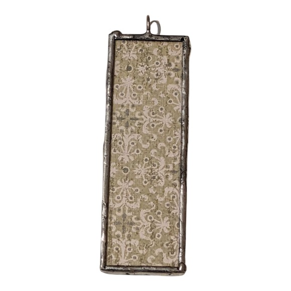 Soldered Glass Slide Necklace Charm She's A Little Vixen Statement Necklace - Picture 2 of 4